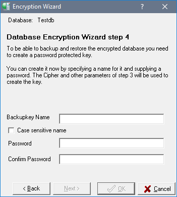 Step 4: Create an encryption key