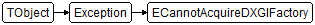 ECannotAcquireDXGIFactory