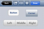 さまざまなスタイルを持つボタン コンポーネントを使用する（iOS および Android）