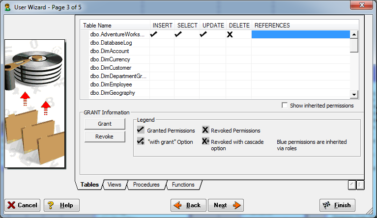 User Wizard