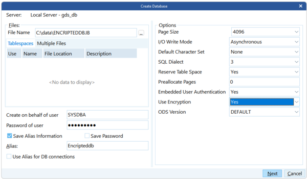 Enabling EUA and encryption