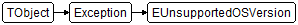 EUnsupportedOSVersion