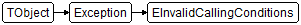EInvalidCallingConditions