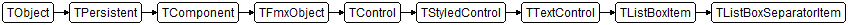 TListBoxSeparatorItem