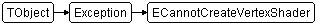 ECannotCreateVertexShader
