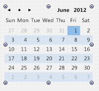 TCalendar