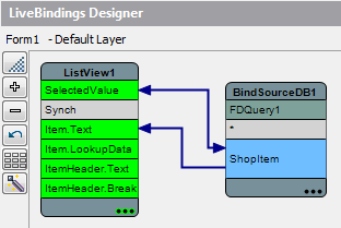［LiveBinding デザイナ］