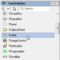 TLabel on ToolPalette for FireMonkey.png