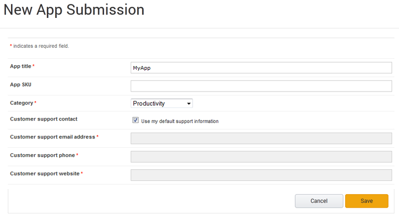 Fichier:AmazonDeveloperConsoleNewAppSubmissionWizard.png