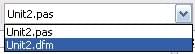Dropdown-Liste "Datei"