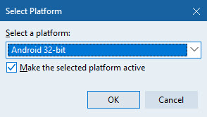 Plattform auswählen
