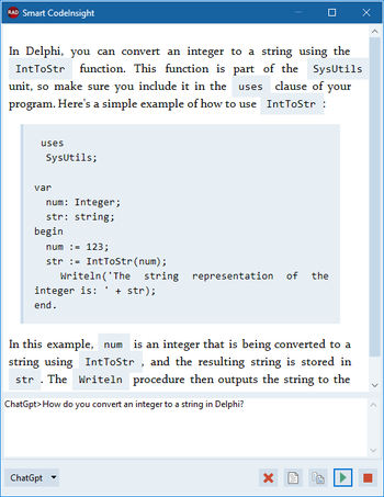 Smat CodeInsight - ChatWindow Markdown.png