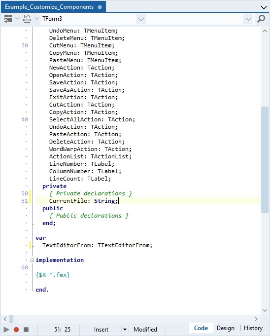 Code Editor for Delphi