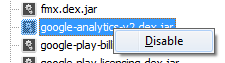 Fichier:XE8DisableJavaLibrary.png