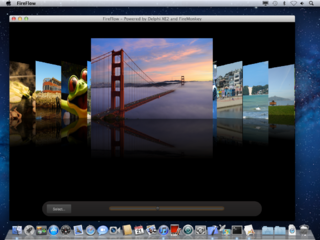 Mac OS X 上で動作する FireMonkey アプリケーション