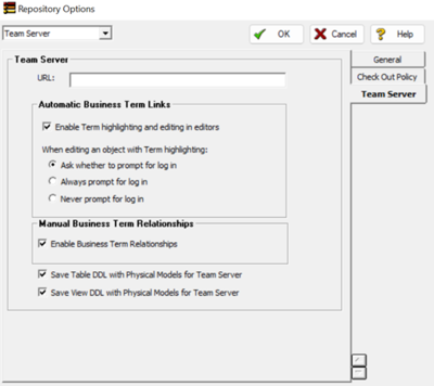 ERDA 200 Repository Options Save DDL to TS.png